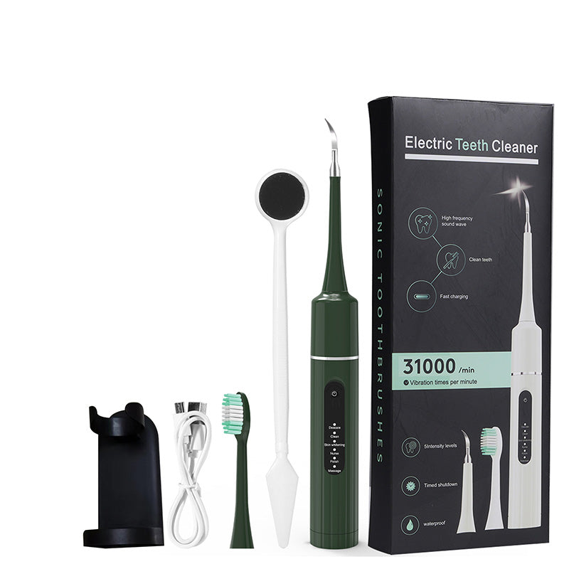 DentéaVibe™ – Brosse à Dents Électrique & Kit de Nettoyage Buccal Intelligent