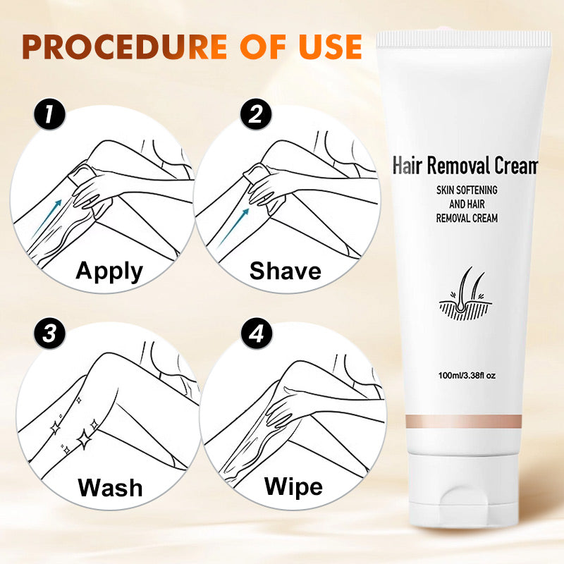 Silkéa™ - Crème Dépilatoire Douce | 1+1 GRATUIT
