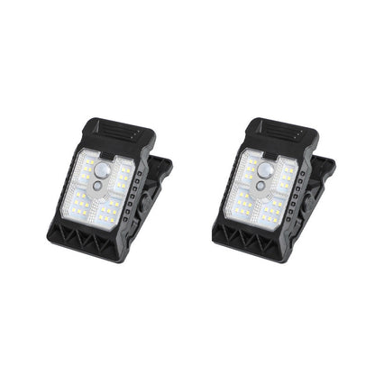 LumiClip™ – Lampe Solaire à Clip avec Détecteur de Mouvement