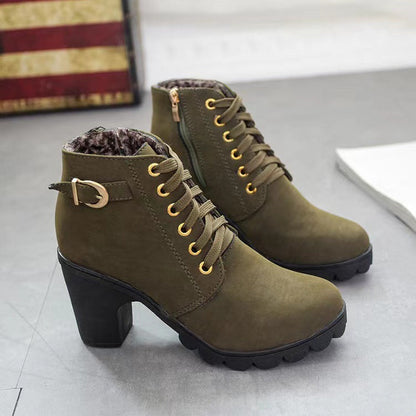 Élyssane™ – Bottines à Talon Épais Élégantes et Confortables