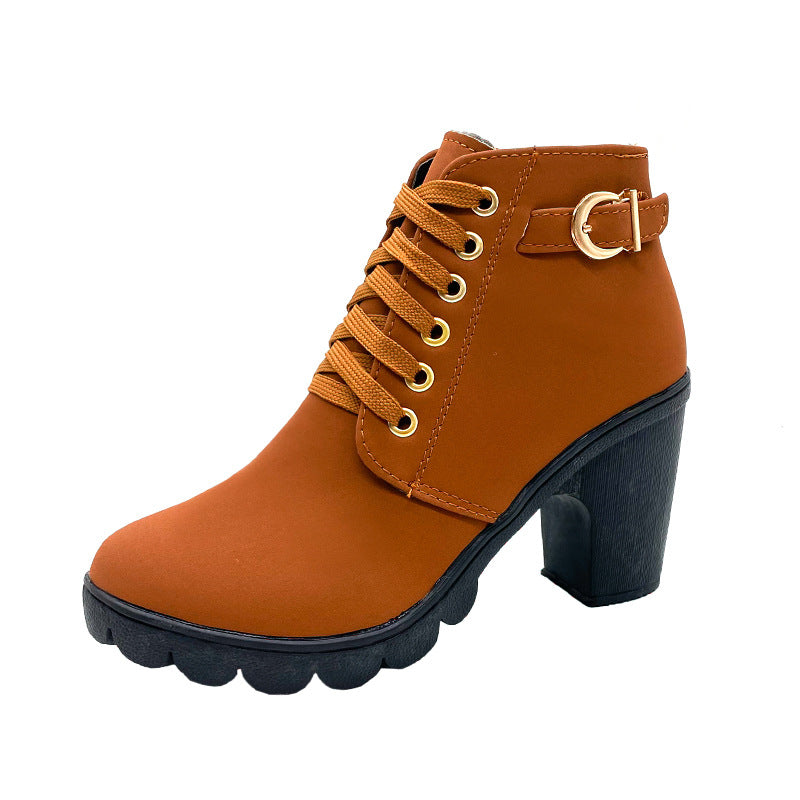 Élyssane™ – Bottines à Talon Épais Élégantes et Confortables
