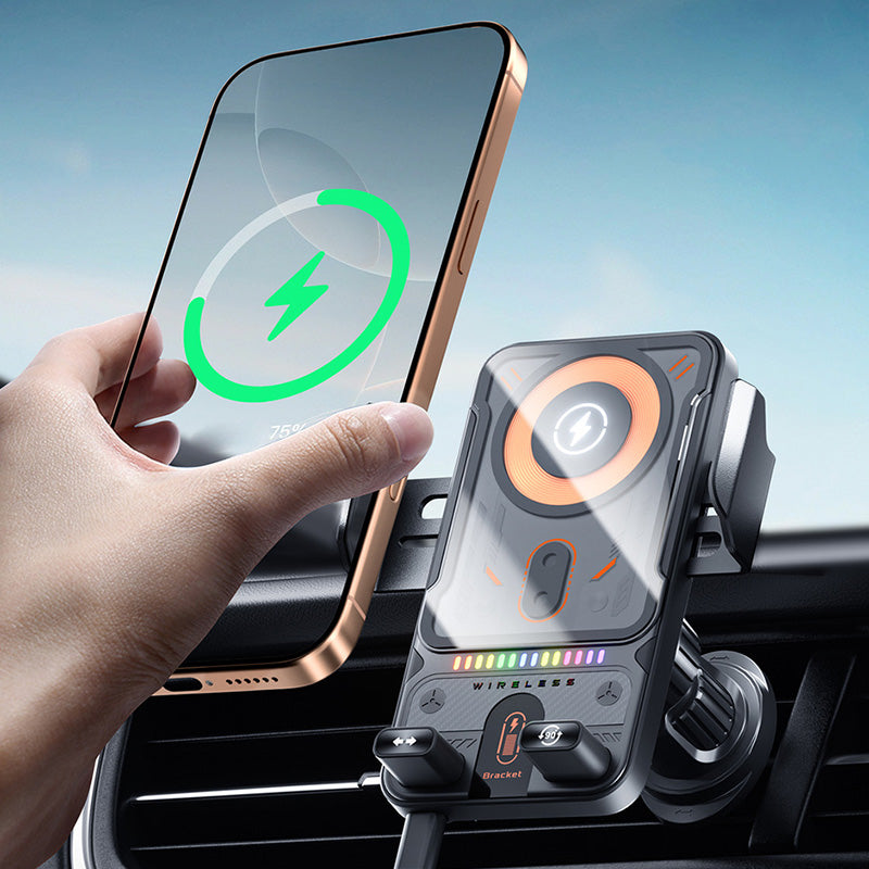 Auronex™ SmartDrive 2-en-1 Support Auto avec Chargeur Sans Fil