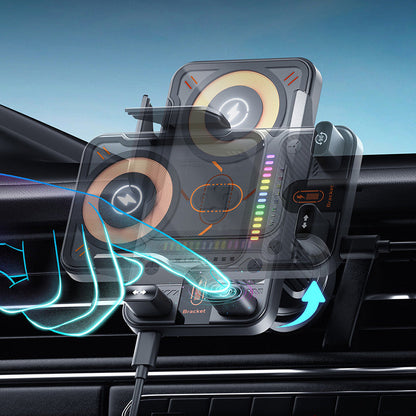Auronex™ SmartDrive 2-en-1 Support Auto avec Chargeur Sans Fil