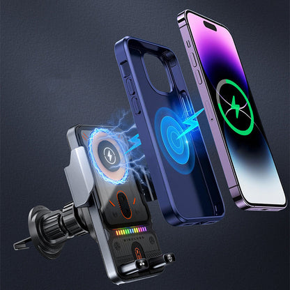 Auronex™ SmartDrive 2-en-1 Support Auto avec Chargeur Sans Fil