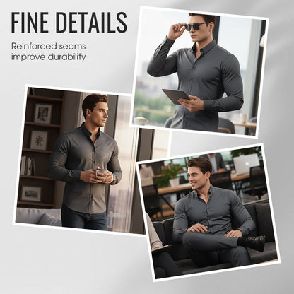 Averin™ – Chemise intemporelle pour homme, alliant classe et confort