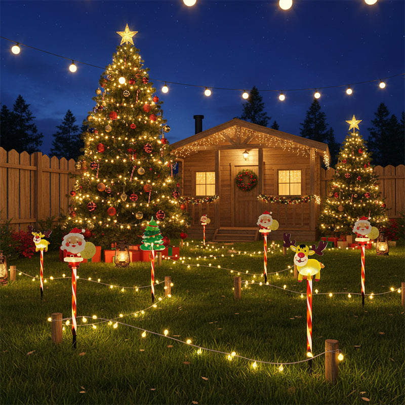 LumaFête™ – Lumières de Jardin Festives à Éclat Doux