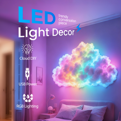 LumiCéra™ – Lampe Nuage DIY Multicolore
