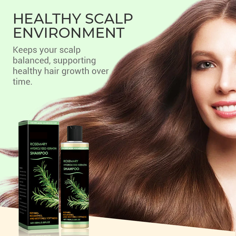 Shampoo HerbaSilk™ – Soin naturel pour des cheveux plus forts et plus fournis | 1+1 GRATUIT