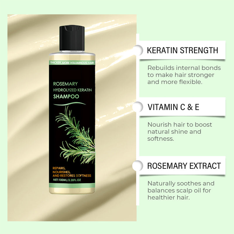 Shampoo HerbaSilk™ – Soin naturel pour des cheveux plus forts et plus fournis | 1+1 GRATUIT