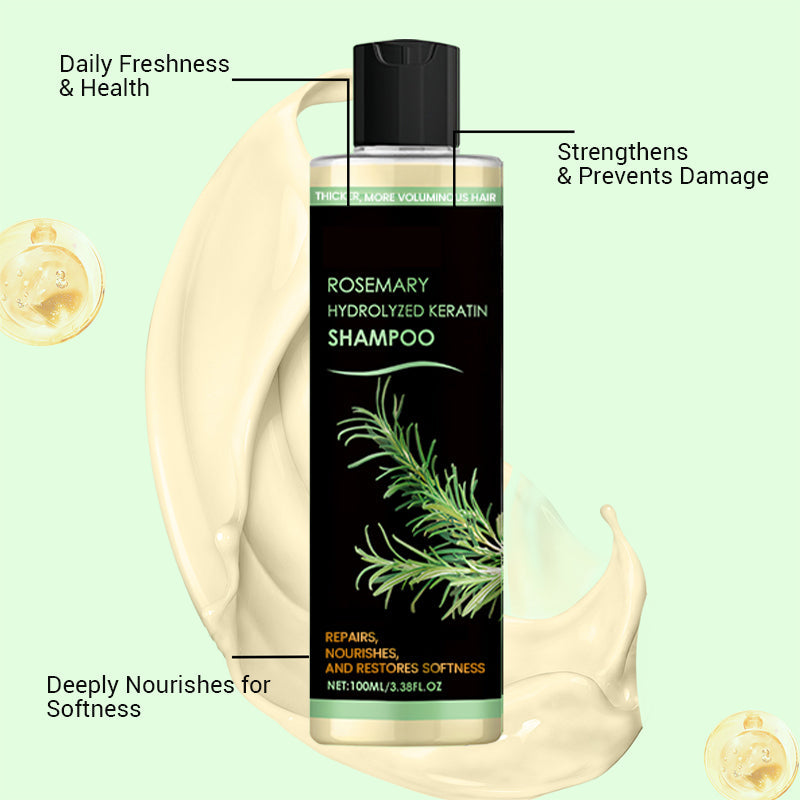 Shampoo HerbaSilk™ – Soin naturel pour des cheveux plus forts et plus fournis | 1+1 GRATUIT
