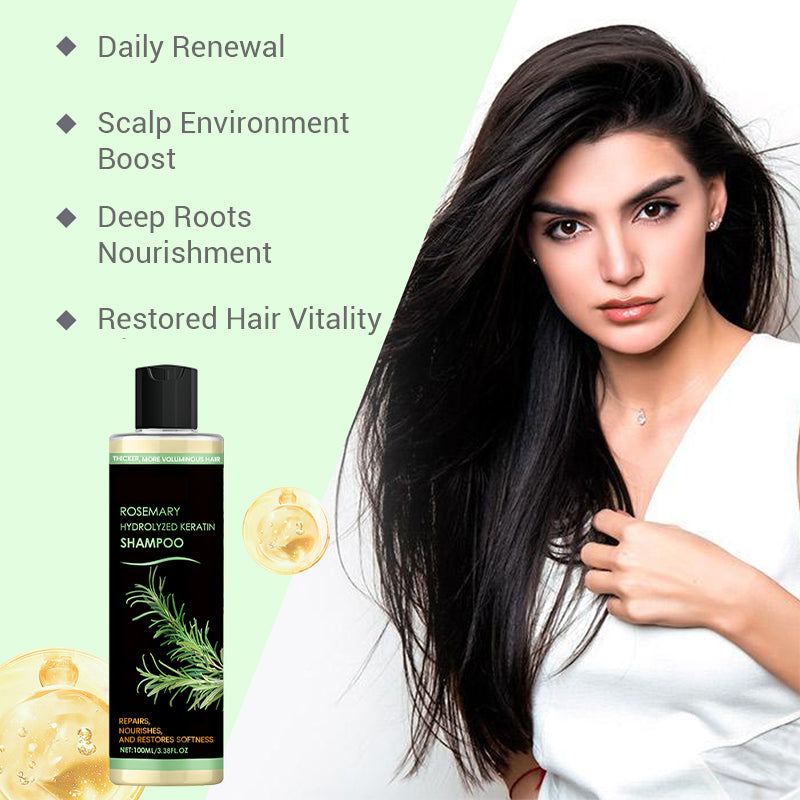 Shampoo HerbaSilk™ – Soin naturel pour des cheveux plus forts et plus fournis | 1+1 GRATUIT