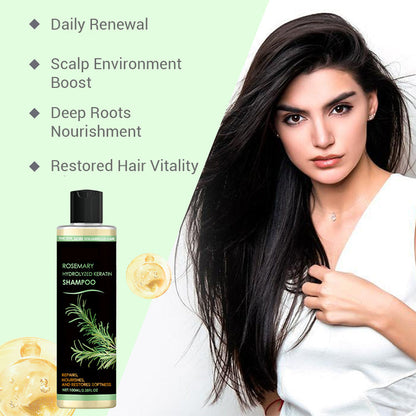 Shampoo HerbaSilk™ – Soin naturel pour des cheveux plus forts et plus fournis | 1+1 GRATUIT