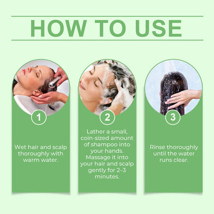 Shampoo HerbaSilk™ – Soin naturel pour des cheveux plus forts et plus fournis | 1+1 GRATUIT