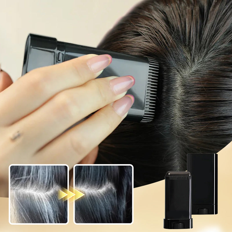 NATURÉOPEIGNE™ | Coloration Instantanée 2-en-1 avec Peigne Intégré | 1+1 GRATUIT