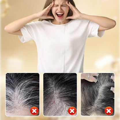 NATURÉOPEIGNE™ | Coloration Instantanée 2-en-1 avec Peigne Intégré | 1+1 GRATUIT