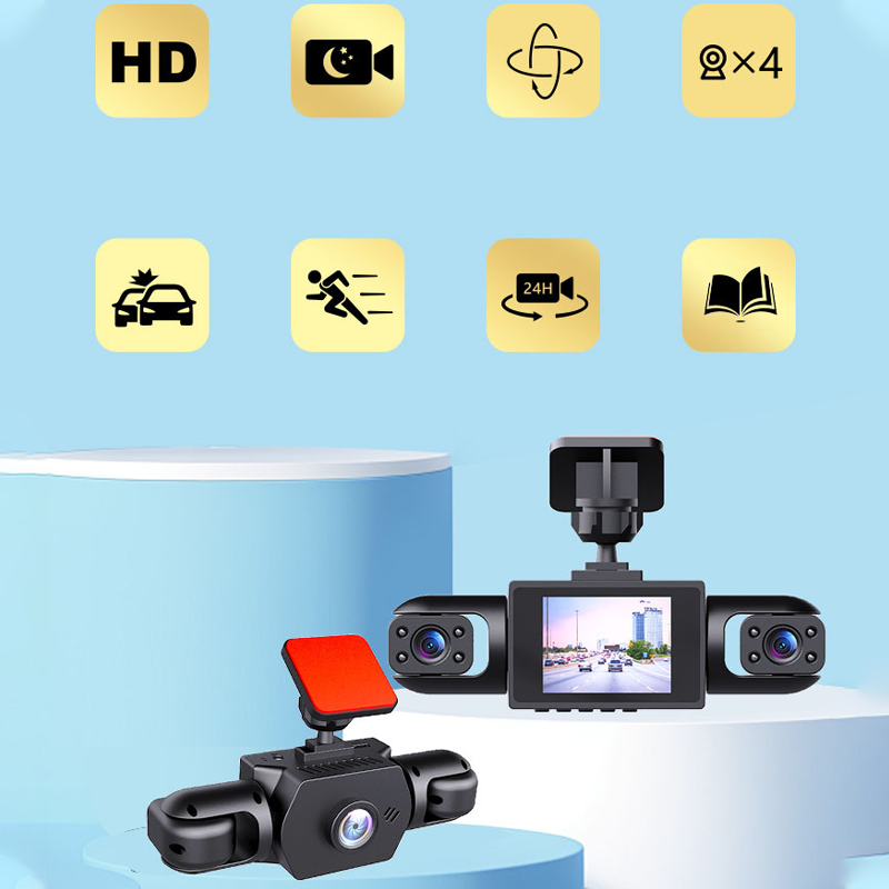 Novyra™ VisionDrive 360 – Caméra embarquée multi-angles HD