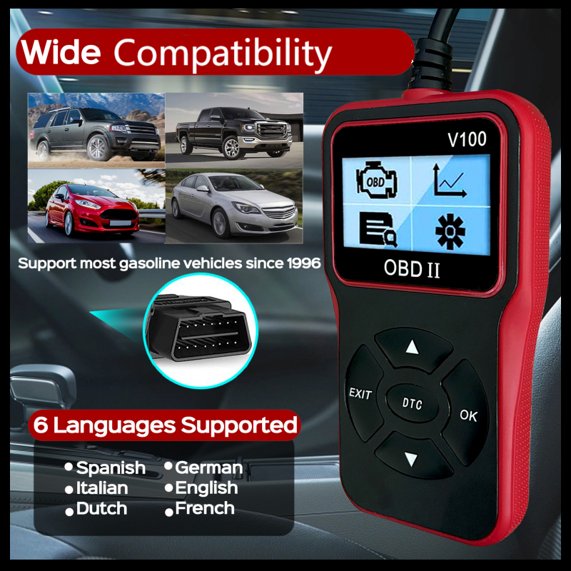 AutoScanix™ Lecteur OBD2 Intelligent – Diagnostic Clair et Accessible