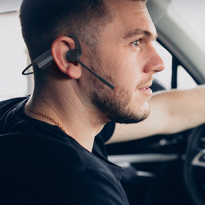 AeroCall™ | Casque Bluetooth Oreille Ouverte avec Micro Anti-Bruit