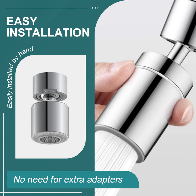 AquaVireo™ - Rallonge de robinet de cuisine à 360° avec double niveau d'eau | 1 acheté, 1 offert