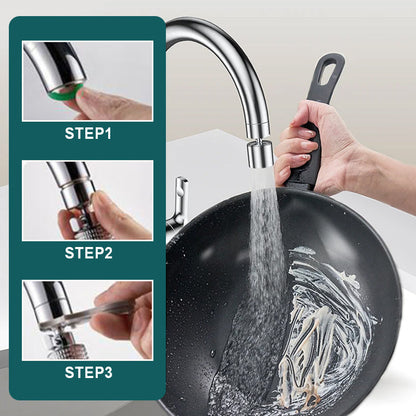 AquaVireo™ - Rallonge de robinet de cuisine à 360° avec double niveau d'eau | 1 acheté, 1 offert