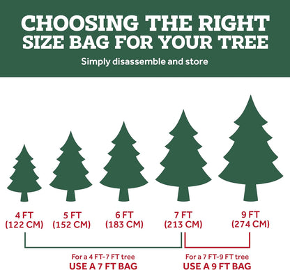 EverStore™ Sac de rangement pour sapin de Noël – spacieux, étanche et durable