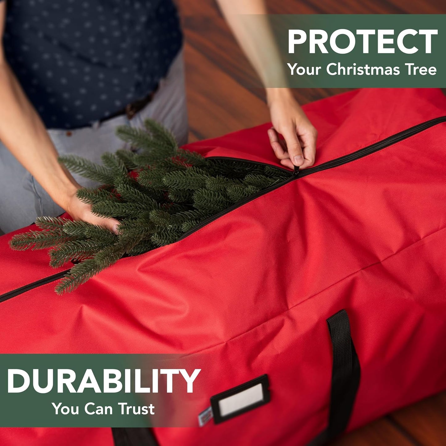 EverStore™ Sac de rangement pour sapin de Noël – spacieux, étanche et durable