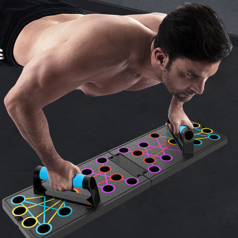 FitBoard™ Pro – Planche de Pompes Colorée et Pliable