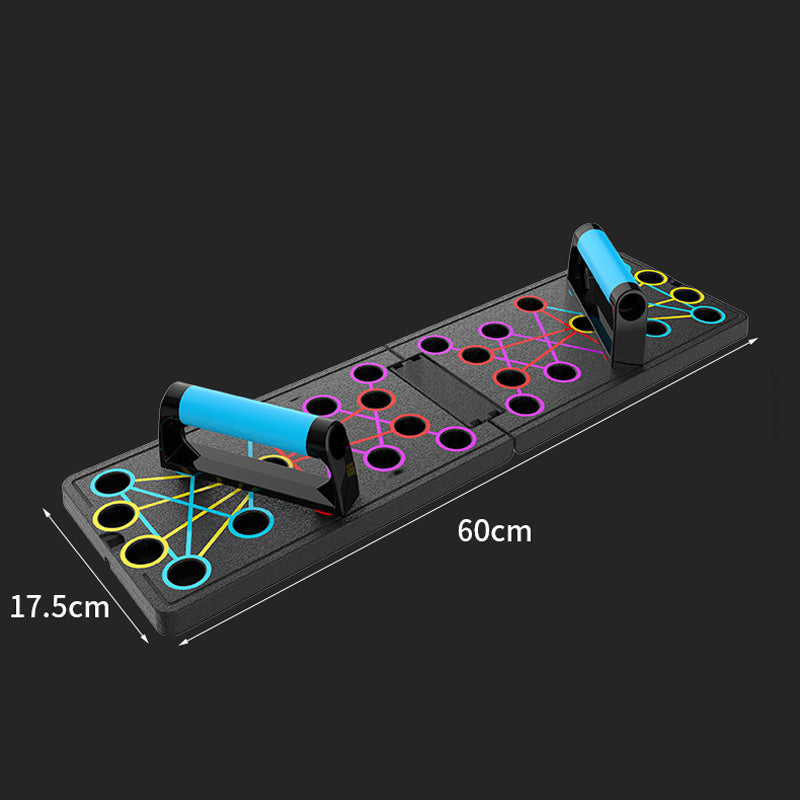 FitBoard™ Pro – Planche de Pompes Colorée et Pliable