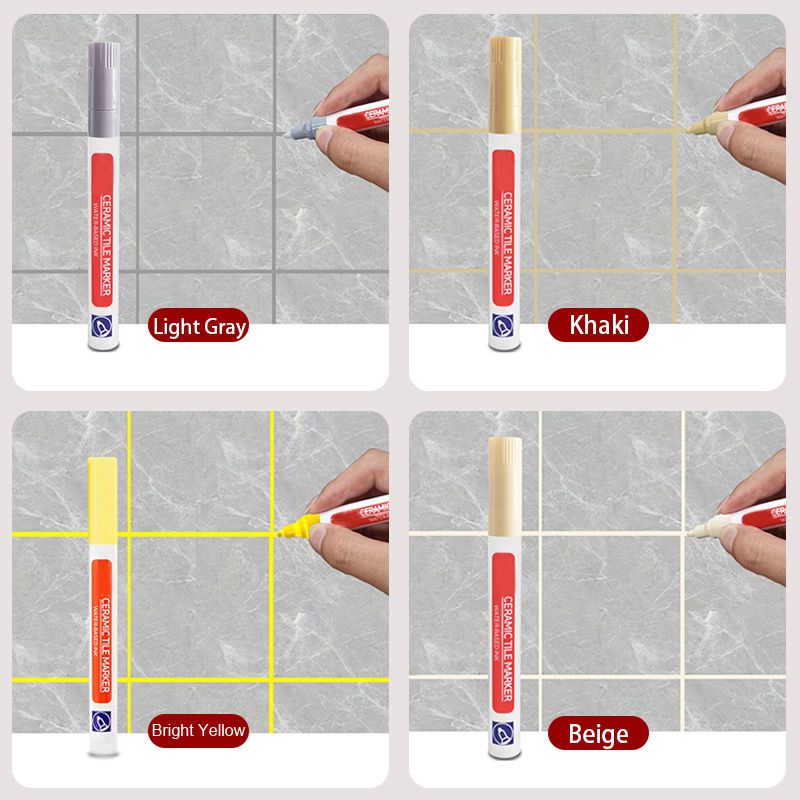 Groutella™ - Marqueur Rénovateur pour Joints de Carrelage