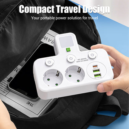 Nexora™ SmartPower Hub avec USB et veilleuse