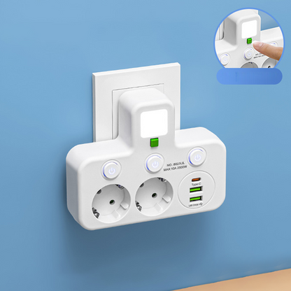 Nexora™ SmartPower Hub avec USB et veilleuse