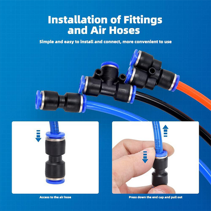 AeroLinka™ Ensemble de raccords pneumatiques rapides 1/4 po