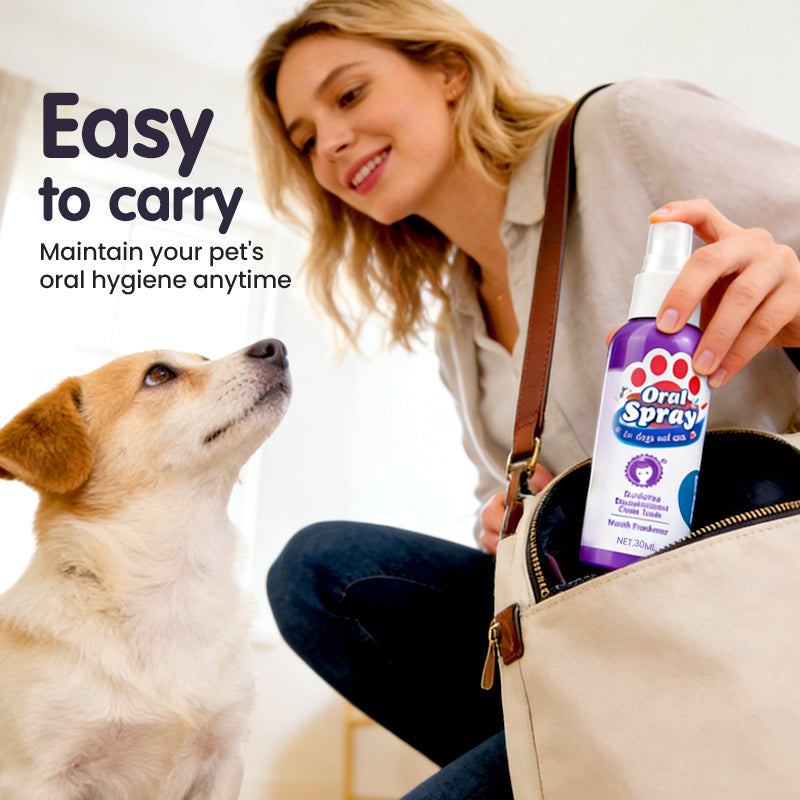 Dentévia™ Spray Buccal Naturel pour Animaux | 1+2 GRATUIT