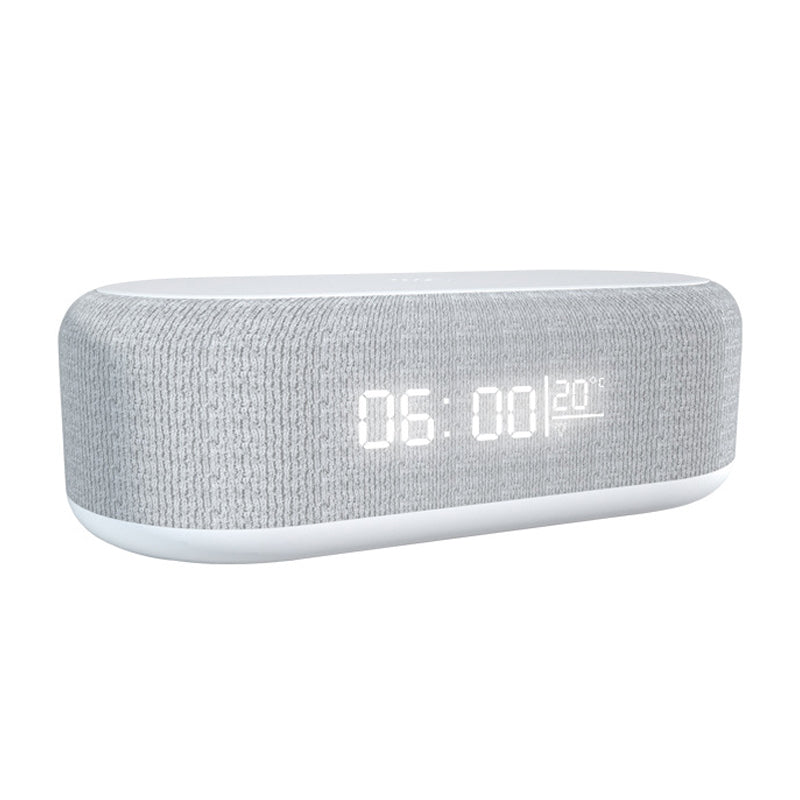 Nexivox™ - station de recharge slim 6-en-1 avec haut-parleur et horloge