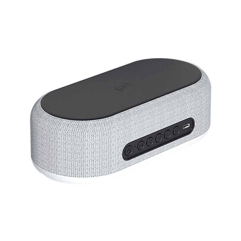 Nexivox™ - station de recharge slim 6-en-1 avec haut-parleur et horloge