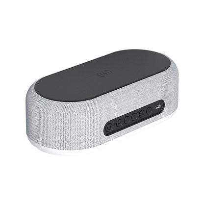 Nexivox™ - station de recharge slim 6-en-1 avec haut-parleur et horloge
