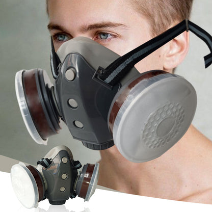 RespiraX™ - Masque de Protection à Double Filtration avec Lunettes