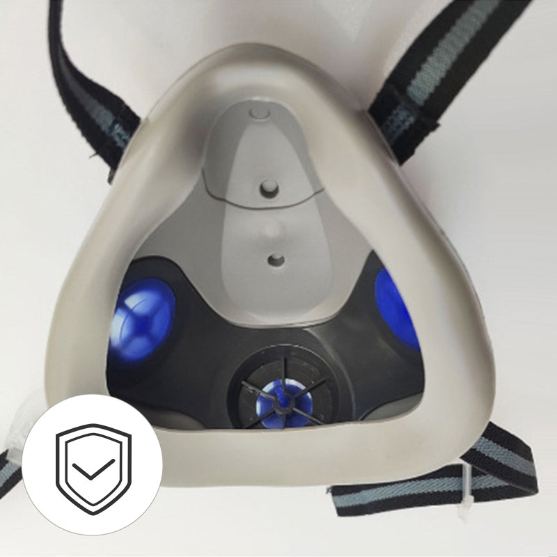 RespiraX™ - Masque de Protection à Double Filtration avec Lunettes
