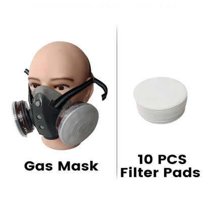RespiraX™ - Masque de Protection à Double Filtration avec Lunettes