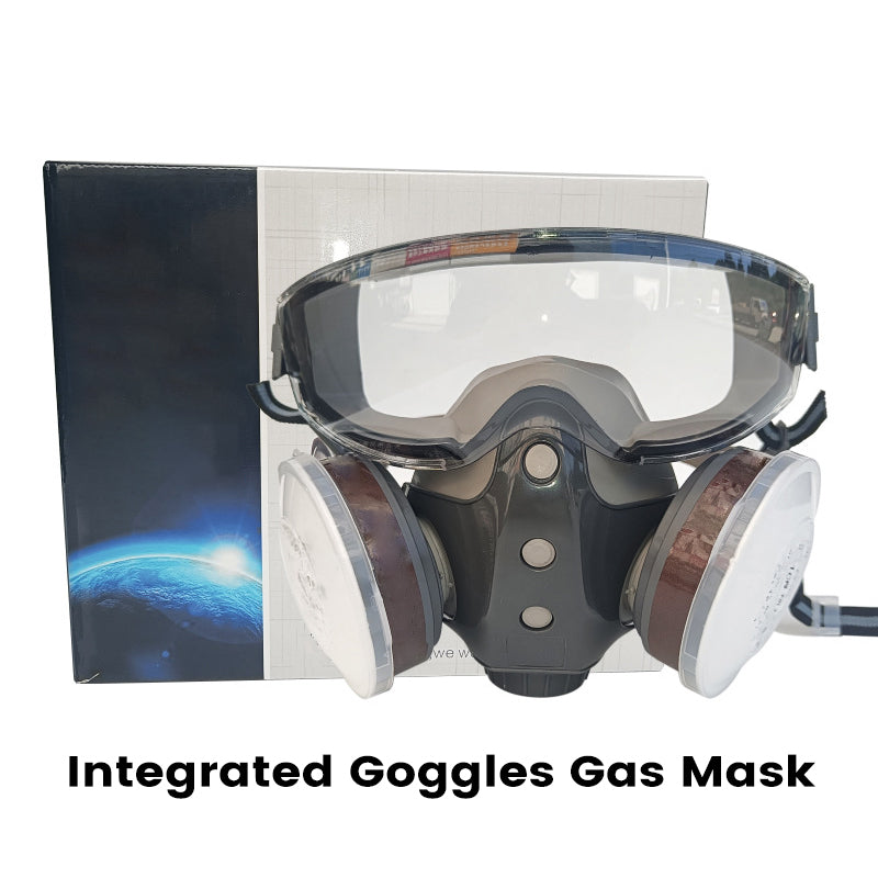 RespiraX™ - Masque de Protection à Double Filtration avec Lunettes