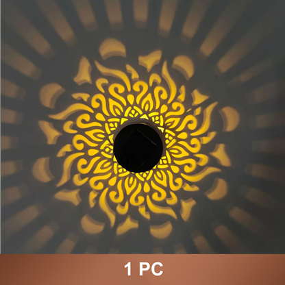 Solmara™ Lumière Solaire Mandala – Éclairage Extérieur Élégant et Automatique