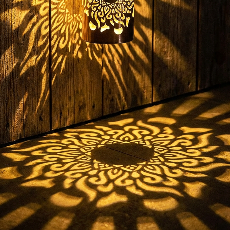Solmara™ Lumière Solaire Mandala – Éclairage Extérieur Élégant et Automatique