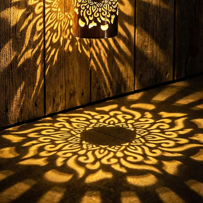 Solmara™ Lumière Solaire Mandala – Éclairage Extérieur Élégant et Automatique