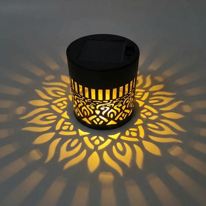 Solmara™ Lumière Solaire Mandala – Éclairage Extérieur Élégant et Automatique