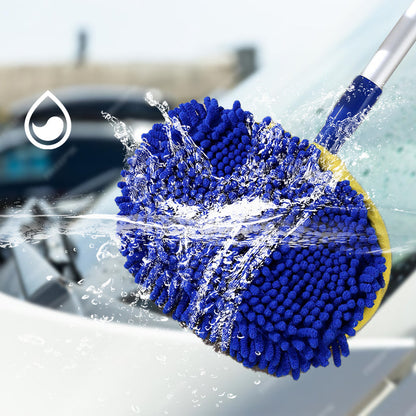 AeroBrush – Le Balai Télescopique 3-en-1 pour un Nettoyage Auto Sans Effort