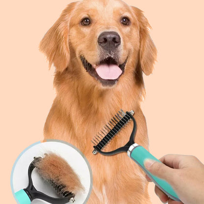 Furvella™ Brosse Double Face – Démêlage Pratique & Toilettage Doux