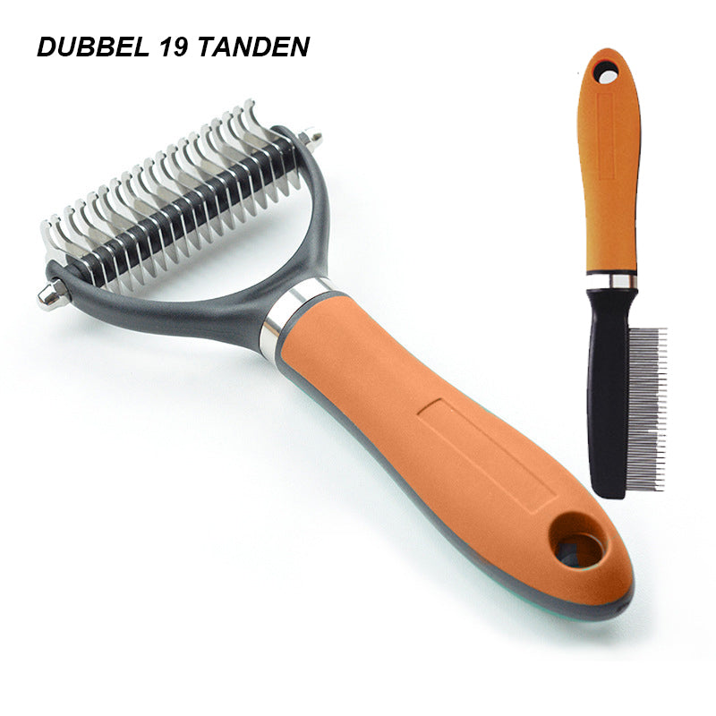 Furvella™ Brosse Double Face – Démêlage Pratique & Toilettage Doux