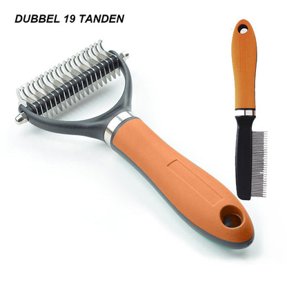 Furvella™ Brosse Double Face – Démêlage Pratique & Toilettage Doux