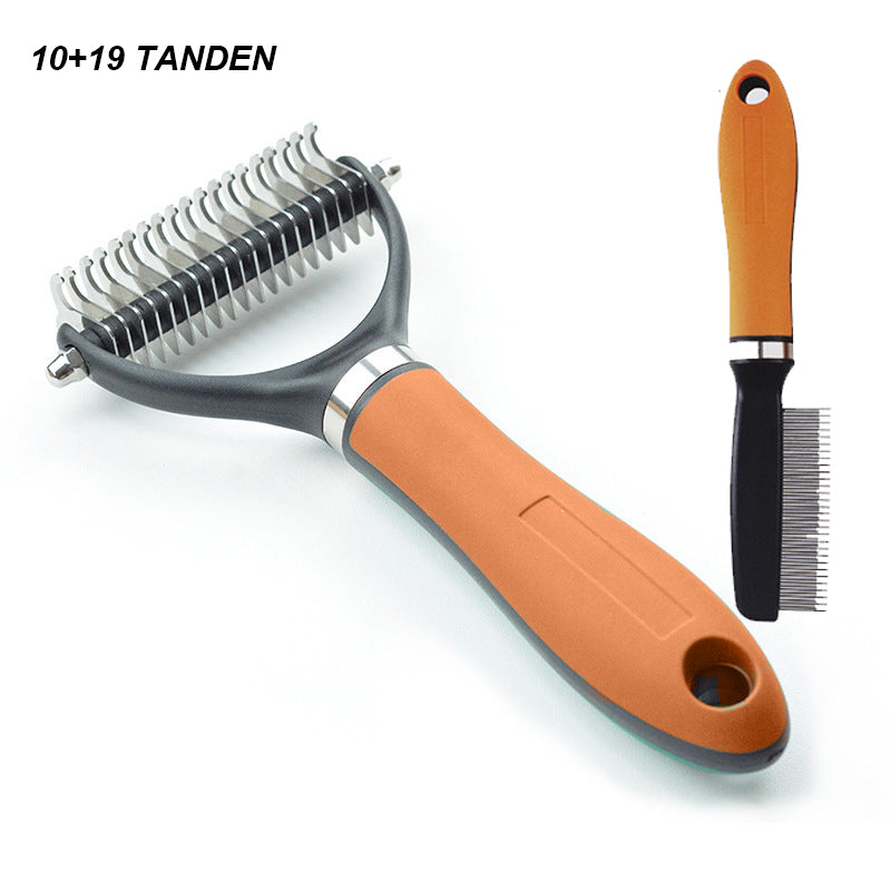 Furvella™ Brosse Double Face – Démêlage Pratique & Toilettage Doux