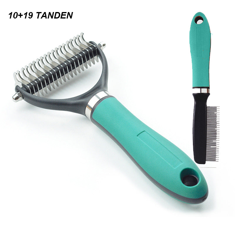 Furvella™ Brosse Double Face – Démêlage Pratique & Toilettage Doux